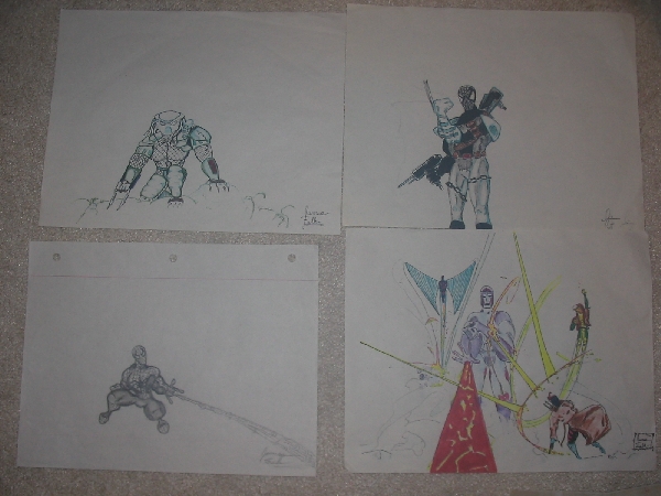 Some of his better art that I kept for 15 years or so