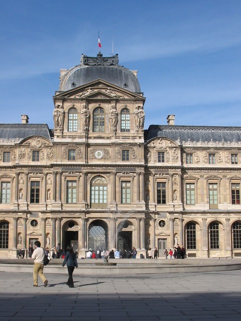 France: Outside of the louvre