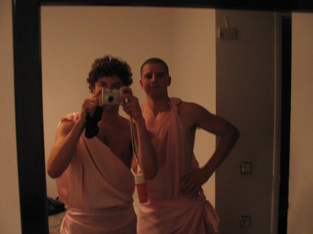 Greece: Posing like how THE DAVID should pose