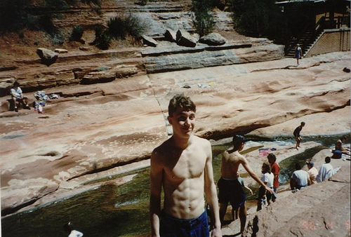 Dude look at your 6 pack you animal!