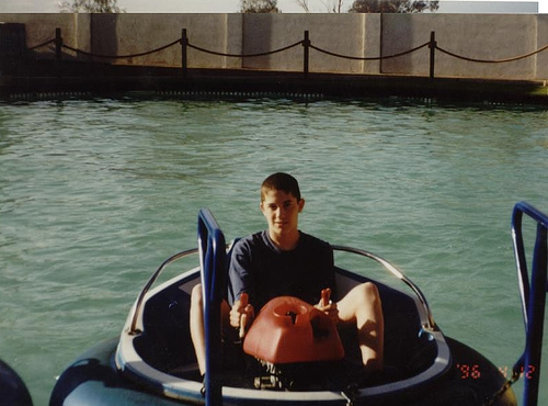 Bumper Boats..... again no smile...