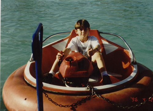 Drew in these sweet bumper boats