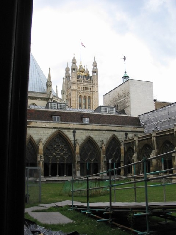 Inside Westminster 2 (I hand sketched some parts of the building in my journal and sat here for a while)