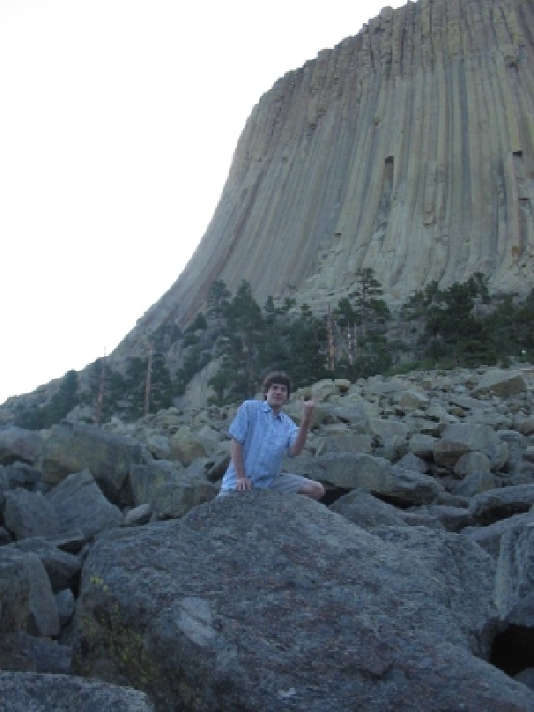 On a Steep Rock that Fell From The Tower