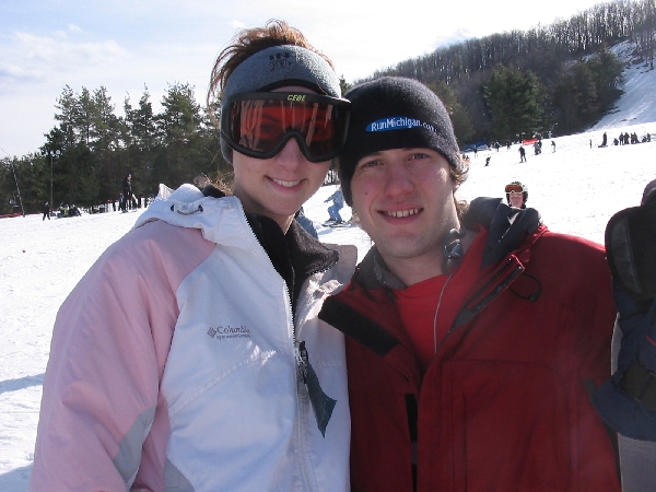 Susan and I on the slopes