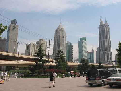 Shanghai - Such a cool out door mall.  Unlike anything else!
