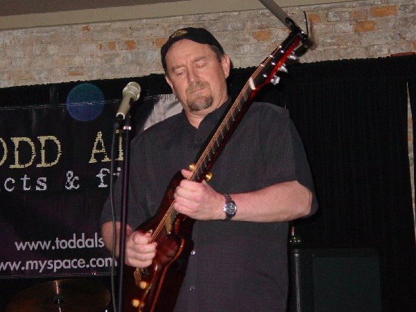 Jim Rawlings rockin out on guitar