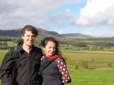 Scotland: In Front of a Rainbow with this girl from Russia