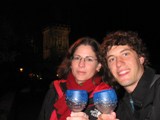 Czech Replublic: Us with our wine glasses goofing off