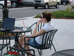 The Thinker...Dave ditched me, so maybe I should steal his credit card