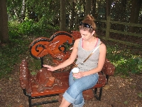 Petting the turtle seat