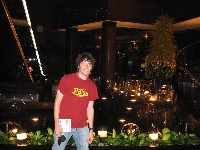 My first photo in china inside our nice hotel