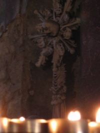 Cross Made of Bones