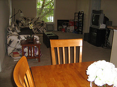 The Dining Space Overlooking the Living Room