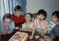 Look at Blake eyeing that Cake