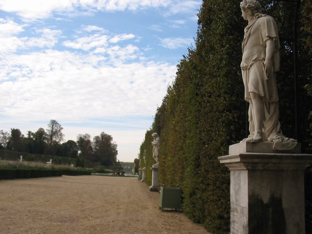 France: In the garden back yard