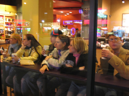 At The Coffee Shop Where everyone sang