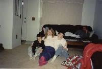 See the blanket on the right?  Red side up... laces out bitch