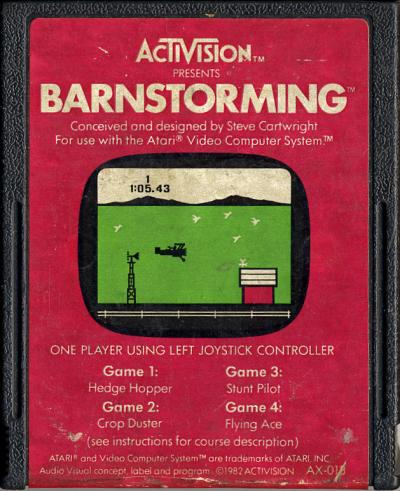 Barnstorming - Cartridge Scan